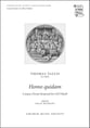 Homo quidam SATTBB choral sheet music cover